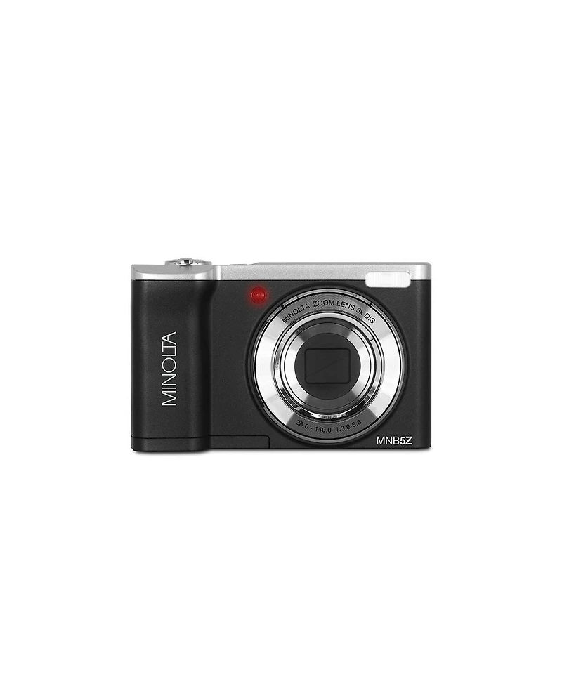 Minolta Minolta MNB5Z 48 Mp / 5K Ultra Hd Dual Lens Camera w/5x Optical Zoom (Black)