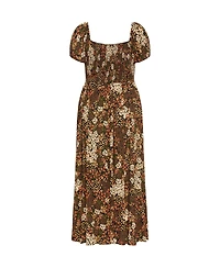 City Chic Women's Abbie Print Maxi Dress