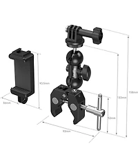 SmallRig Crab-Shaped Super Clamp with Ball Head Magic Arm
