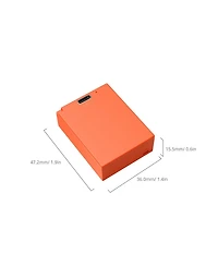 SmallRig Np-W126S 7.622Wh 7.4V 1050mAh Usb-c Rechargeable Camera Battery, Orange