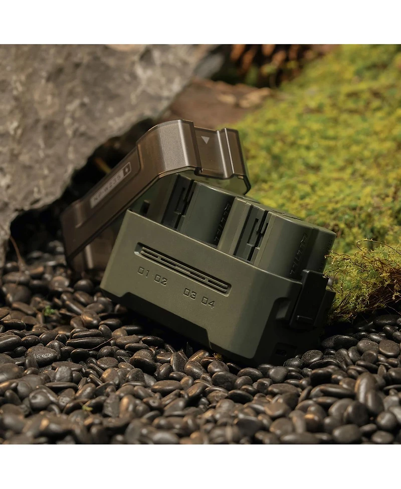 Tilta 4-Channel Portable Charging Station for Np-W235 Battery, Green