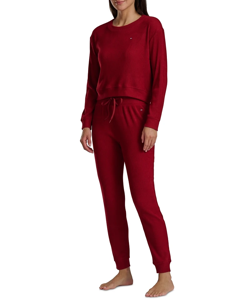 Tommy Hilfiger Women's 2-Piece Long Sleeve Cardigan and Pants Set