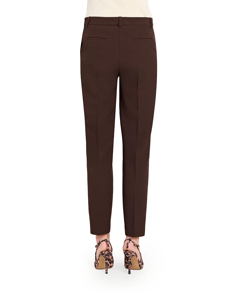 Tahari Asl Women's Mid-Rise Ankle-Length Pants, Regular & Petite