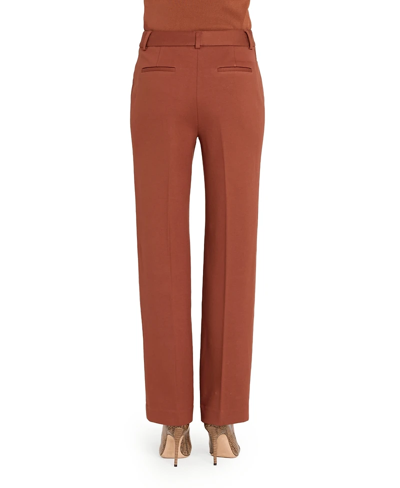 Tahari Asl Women's Patch Pockets Flare Pants, Regular & Petite