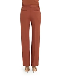 Tahari Asl Women's Patch Pockets Flare Pants, Regular & Petite