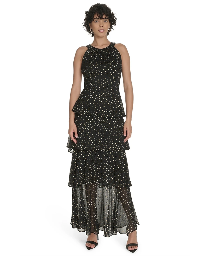 Tommy Hilfiger Women's Tiered Sleeveless Dress