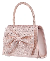 Nina Crystal Magnetic Snap Satchel Bag