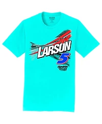 Hendrick Motorsports Team Collection Men's Aqua Kyle Larson Car T-Shirt