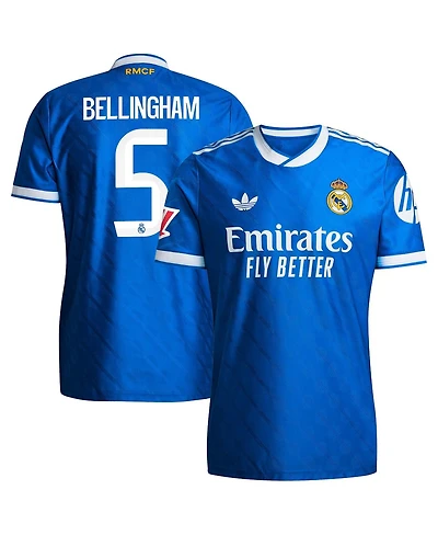 Adidas Men's Jude Bellingham Blue Real Madrid 2025/26 Third Authentic Player Jersey