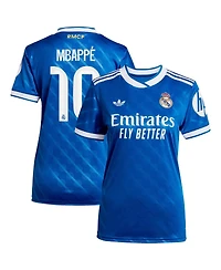 Adidas Women's Kylian Mbappe Blue Real Madrid 2025/26 Third Replica Player Jersey