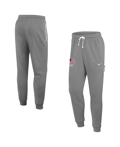 Nike Men's Gray Standard Issue Dri-fit Taper Sweatpants
