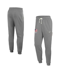 Nike Men's Gray Standard Issue Dri-fit Taper Sweatpants