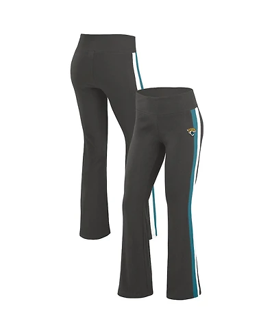 Wear by Erin Andrews Women's Black Jacksonville Jaguars Tri-Blend Yoga Pants