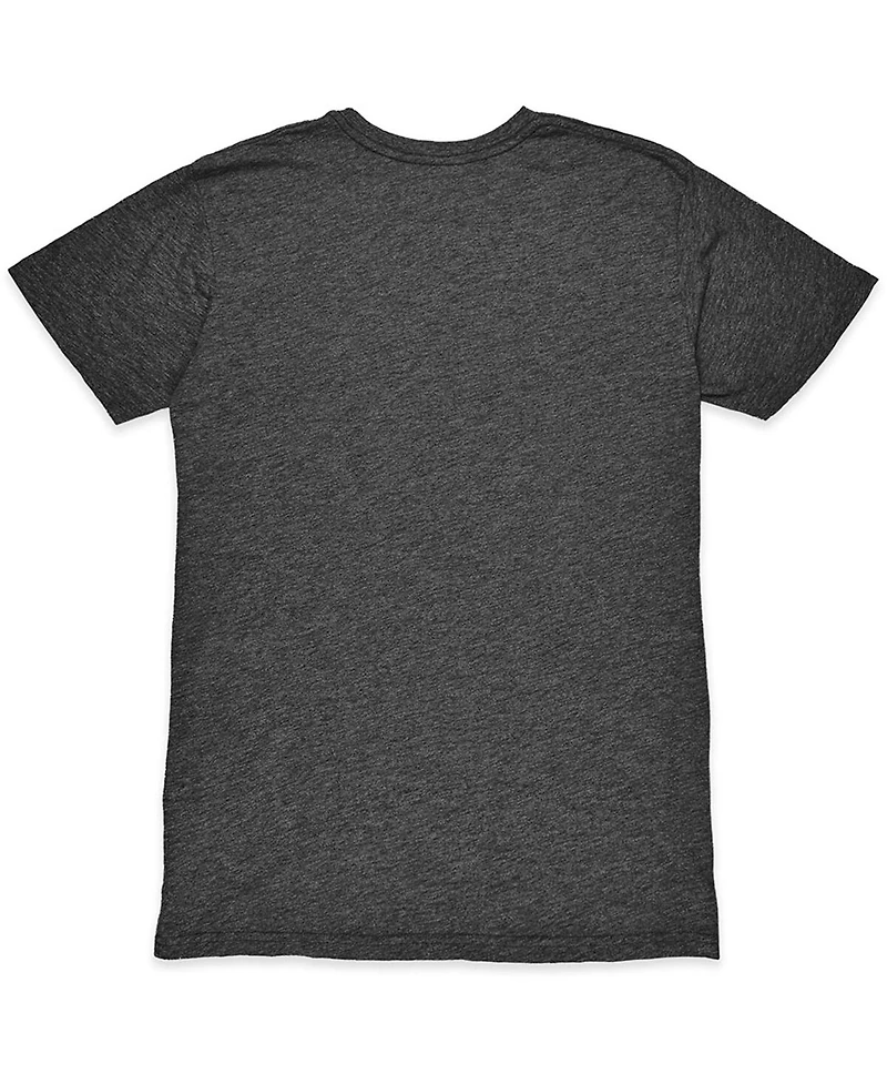 1863FC Men's Heather Black Chelsea Mono Badge Tri-Blend T-Shirt