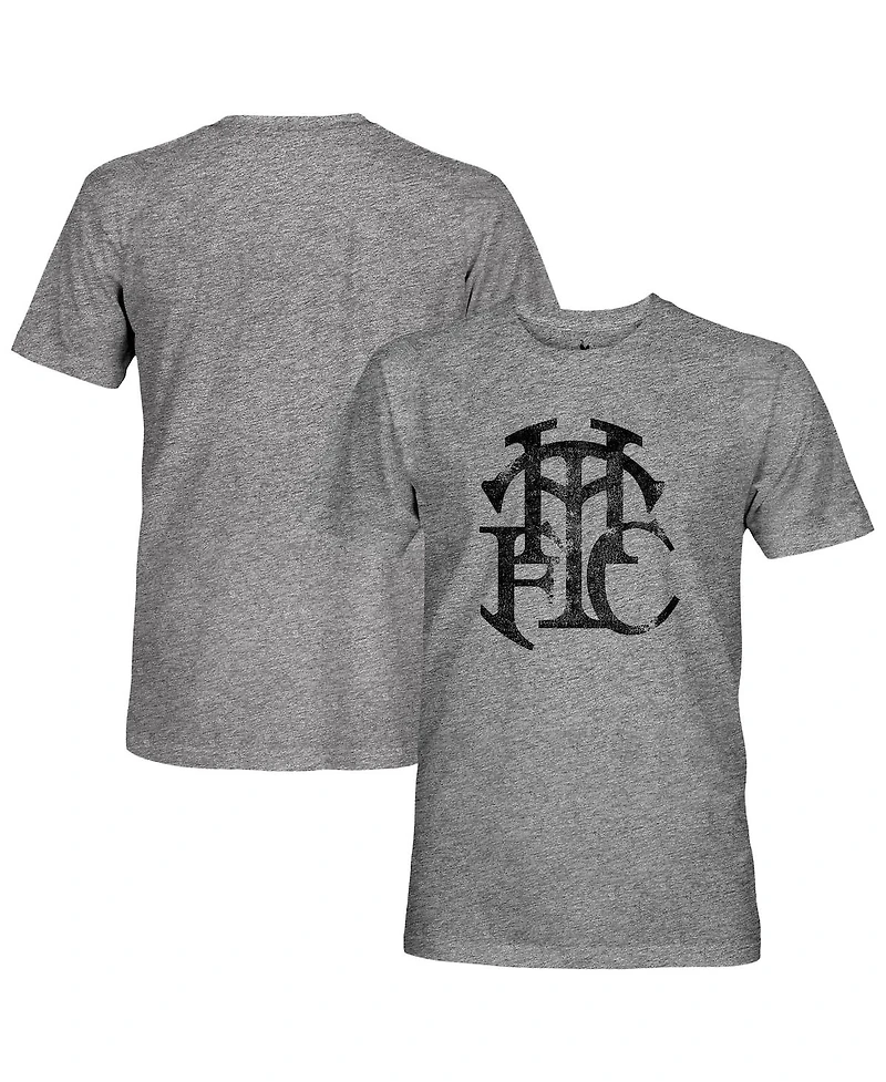 1863FC Men's Heather Gray Tottenham Hotspur Retro Word Tri-Blend T-Shirt
