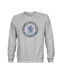 1863FC Men's Heather Gray Chelsea Pullover Crewneck Sweatshirt