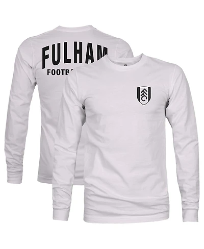 1863FC Men's Silver Fulham Team Arch Long Sleeve T-Shirt
