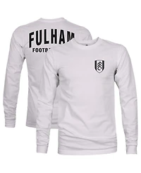 1863FC Men's Silver Fulham Team Arch Long Sleeve T-Shirt