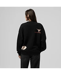 Mitchell & Ness Women's Black Texas Longhorns Multi-Hit Sweatshirt