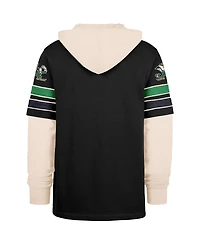 '47 Brand Men's Black Notre Dame Fighting Irish Split Zone Cornerback Lacer Pullover Hoodie