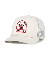 '47 Brand Men's and Women's Cream Ole Miss Rebels Core Inline Gravestone Adjustable Trucker Hat