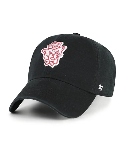 '47 Brand Men's Black Houston Cougars Vault Clean Up Adjustable Hat