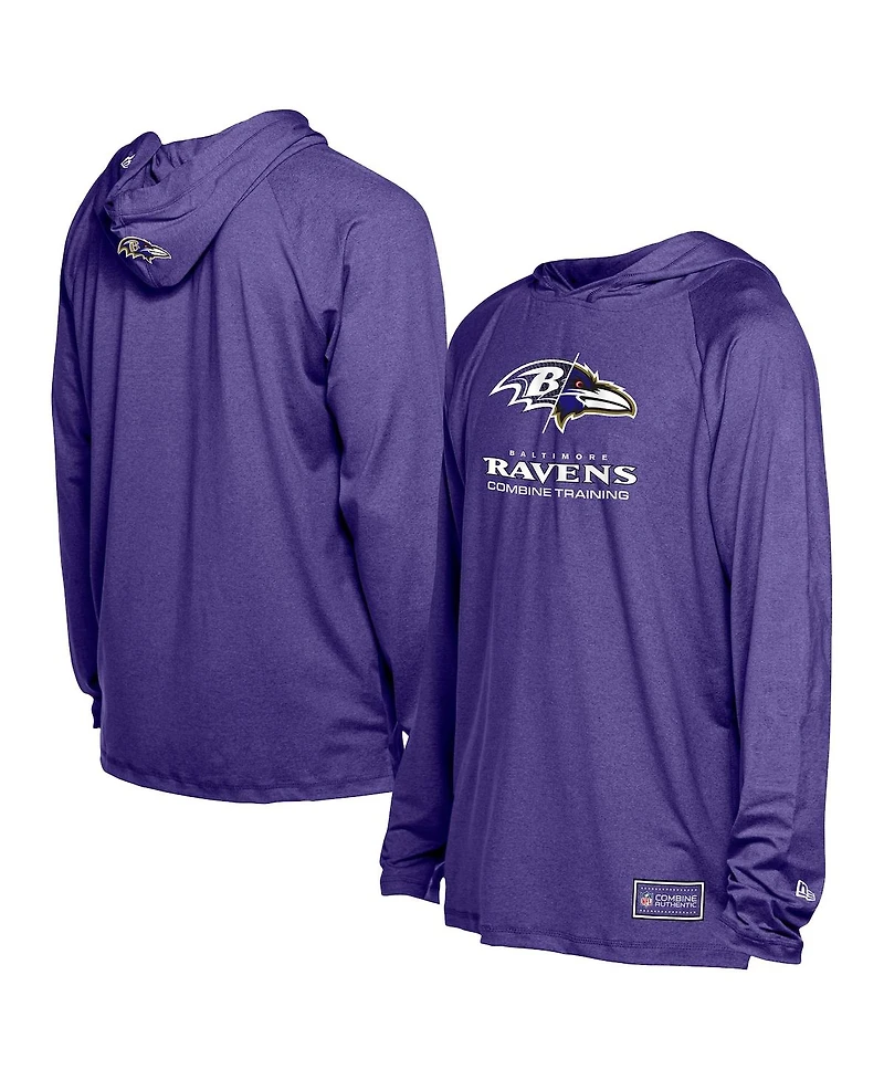 New Era Men's Purple Baltimore Ravens Functional Fandom Hoodie