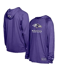 New Era Men's Purple Baltimore Ravens Functional Fandom Hoodie