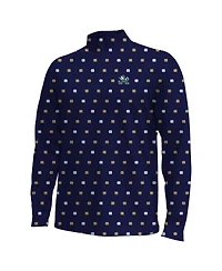Under Armour Men's Navy Notre Dame Fighting Irish Gameday Armourfuse Half-Zip Jacket