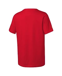 Nike Big Boys and Girls Red Kansas City Chiefs Sideline Team Issue T-Shirt