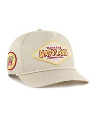 '47 Brand Men's and Women's Cream Maryland Terrapins Outdoorsmen Cairn Hitch Adjustable Hat