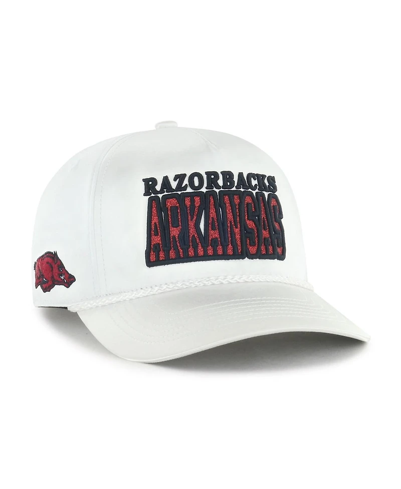 '47 Brand Women's White Arkansas Razorbacks Outspoken Hitch Adjustable Hat