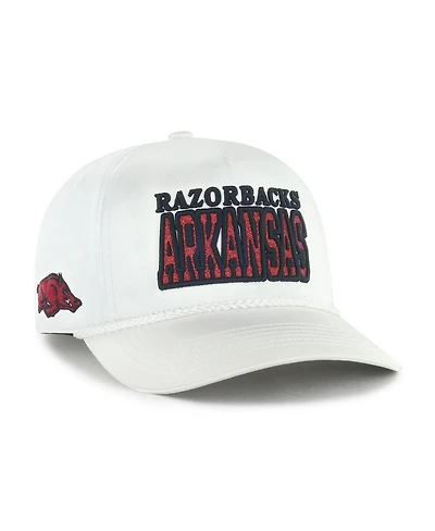 '47 Brand Women's White Arkansas Razorbacks Outspoken Hitch Adjustable Hat