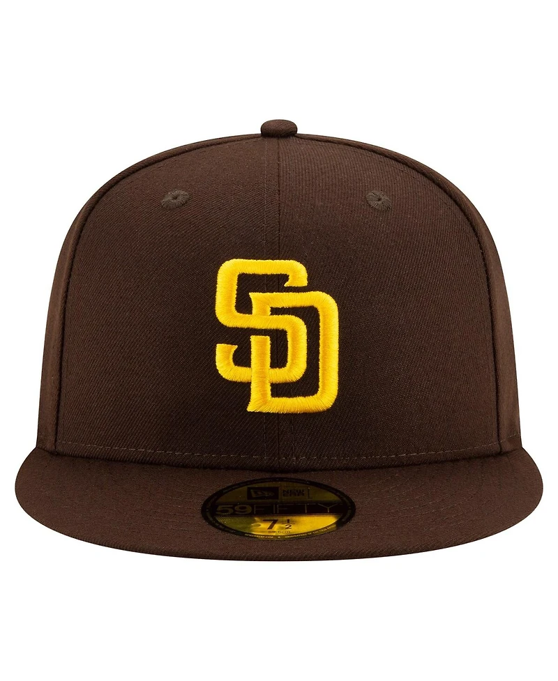 New Era Men's Fernando Tatis Jr. Brown San Diego Padres 2025 Player's Weekend 59FIFTY Fitted Hat