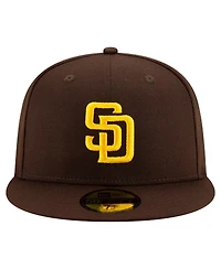 New Era Men's Fernando Tatis Jr. Brown San Diego Padres 2025 Player's Weekend 59FIFTY Fitted Hat