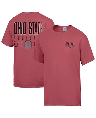 Comfortwash Men's Scarlet Ohio State Buckeyes Big Name T-Shirt