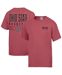 Comfortwash Men's Scarlet Ohio State Buckeyes Big Name T-Shirt