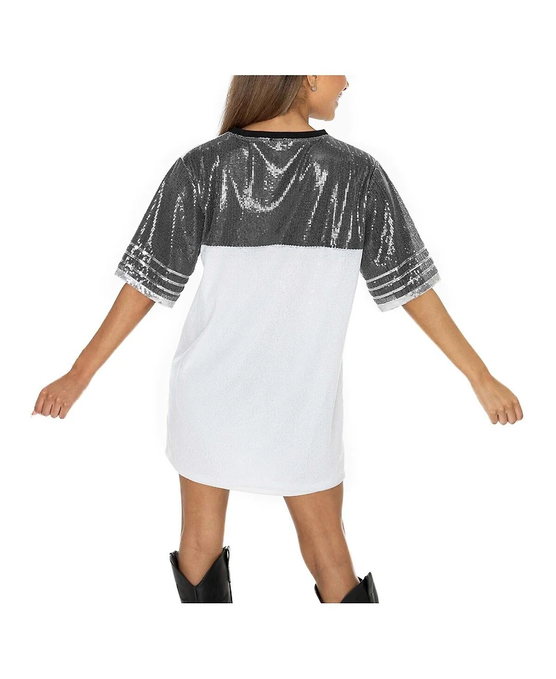 Gameday Couture Women's White Alabama Crimson Tide Full Sequin Jersey Dress