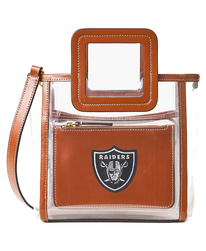 Staud Women's Las Vegas Raiders Clear Mini Shirley Bag