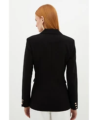 Karen Millen Women's Tailored Double Breasted Blazer