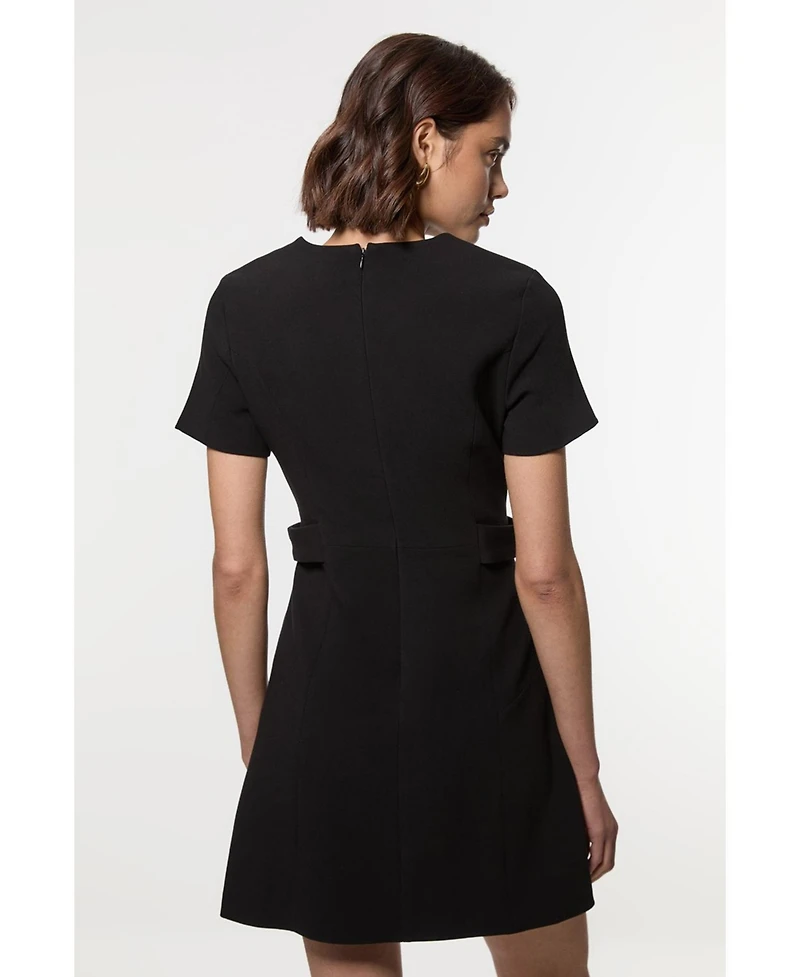 Karen Millen Women's Detail Tailored Mini Dress