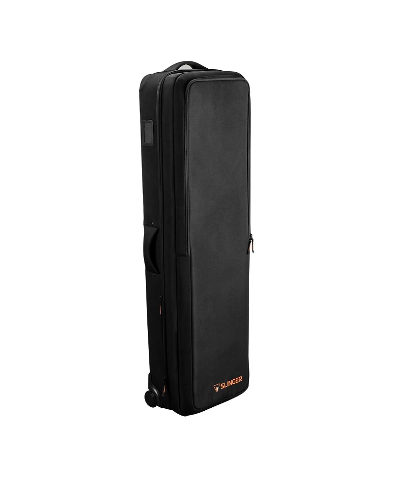 Matthews 40" C+ Stand with Turtle Base, Grip Head and Arm, Chrome, 3-Pack, Bundle with Slinger L6 BigBag Rolling Kit Bag