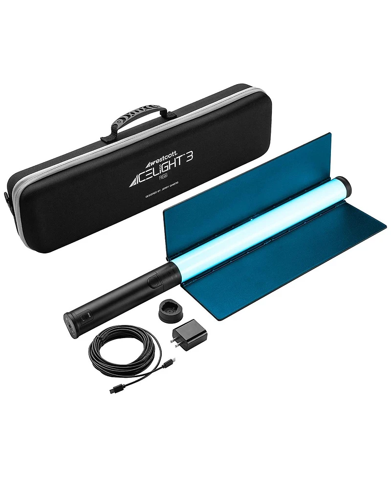 Westcott Ice Light 3 22W Rgbww Portable Led Light with Battery Grip