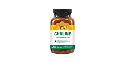 Country Life Choline, 266 Mg, 100 Tabs