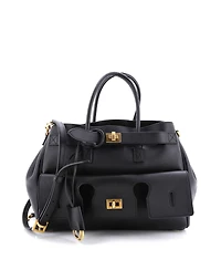 Pre-Owned Balenciaga Small Bel Air Carry All Bag Leather