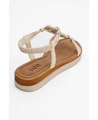 Prologue Shoes Junes Buckle-Embellished Sandal (Women)