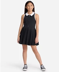 abercrombie kids Girls Half-Zip Pleated Mini Dress