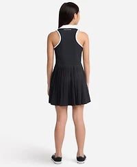 abercrombie kids Girls Half-Zip Pleated Mini Dress