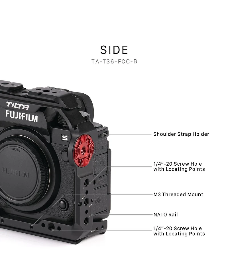 Tilta Full Camera Cage for Fujifilm X-H2S/X-H2 Basic Kit, Black