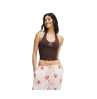 Cotton On Women's Bailey Button Halter